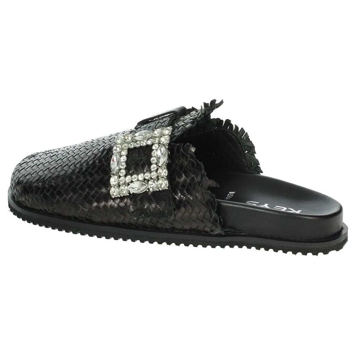 Women's Flip Flops Keys Black