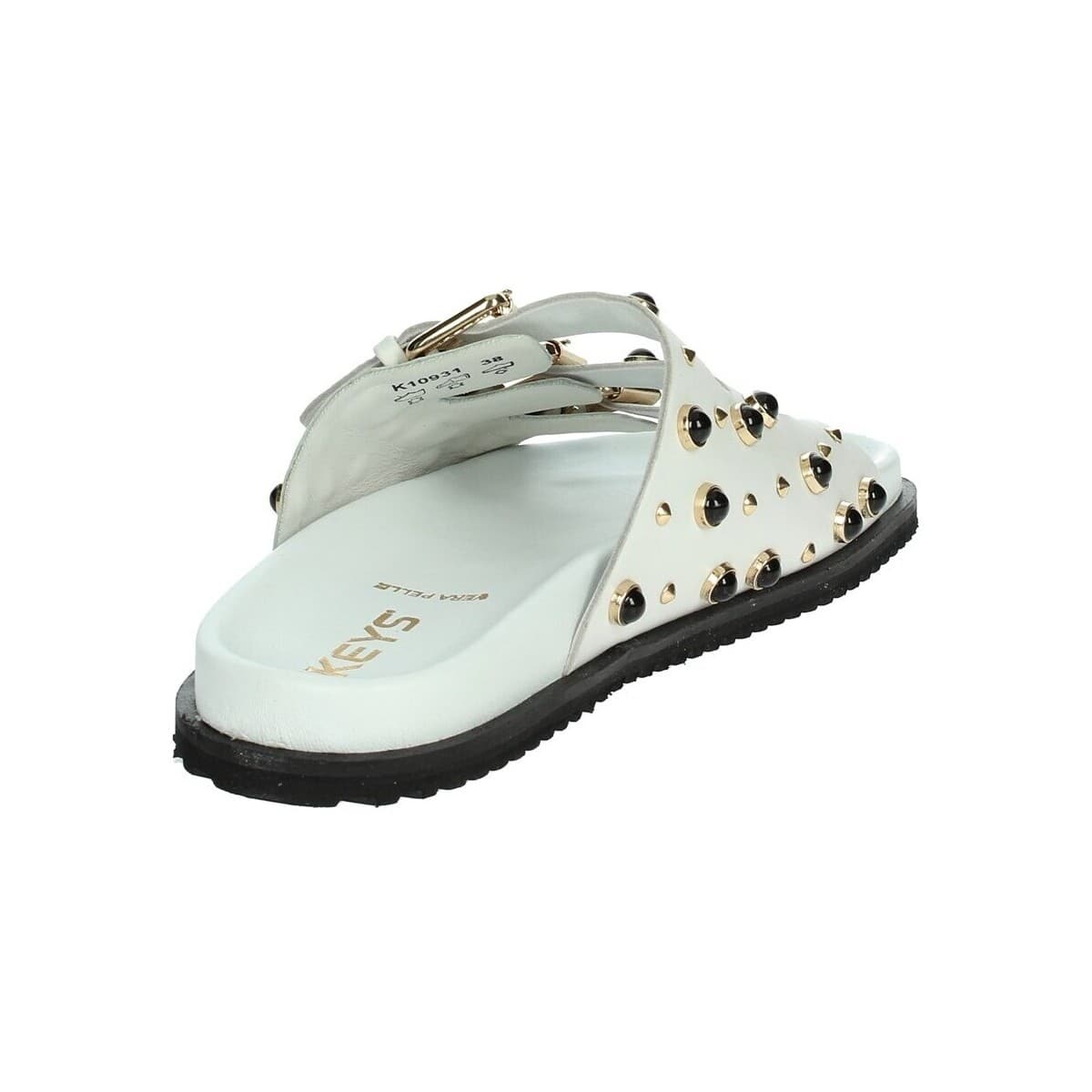 Women's Flip Flops Keys White