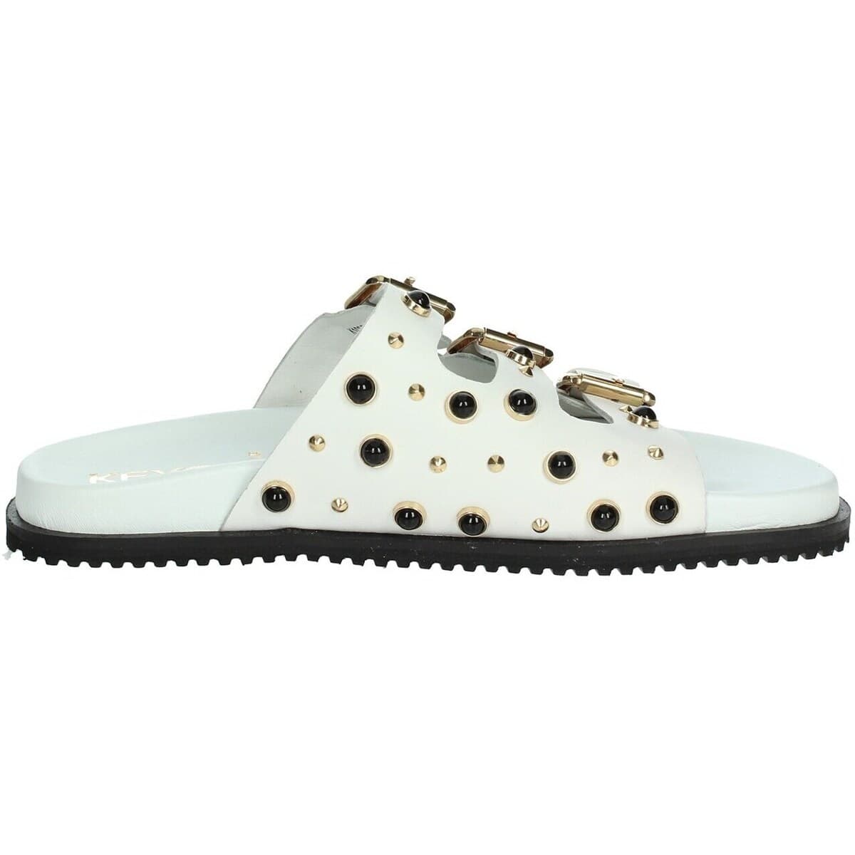 Women's Flip Flops Keys White