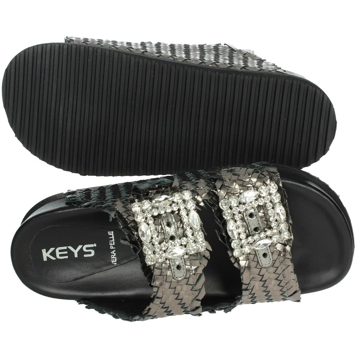 Women's Flip Flops Keys Gray