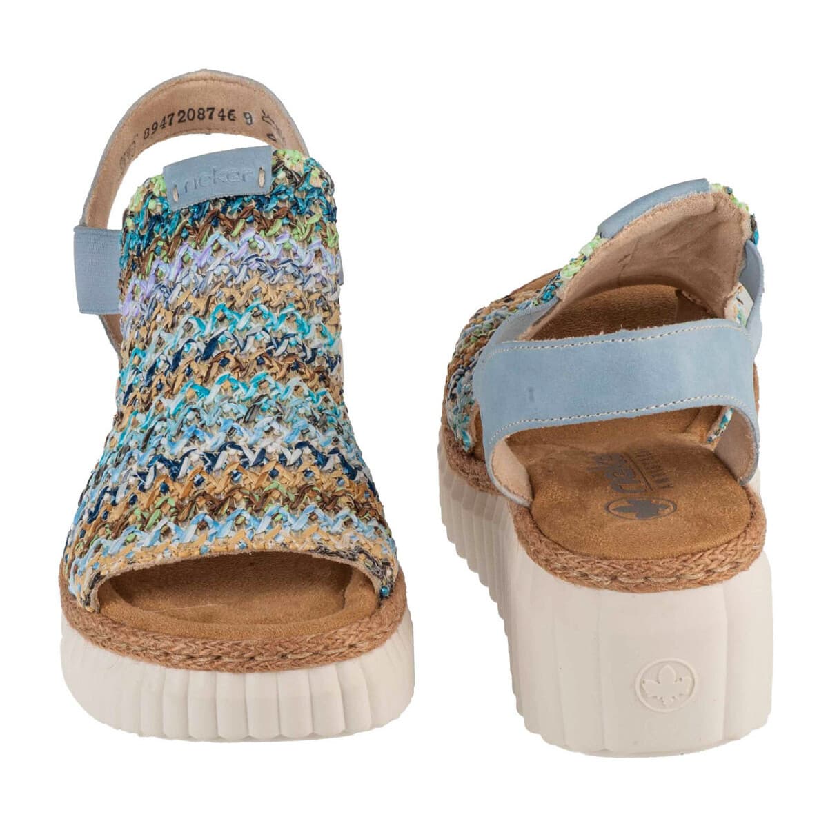 Women's Sports Sandals Rieker Blue