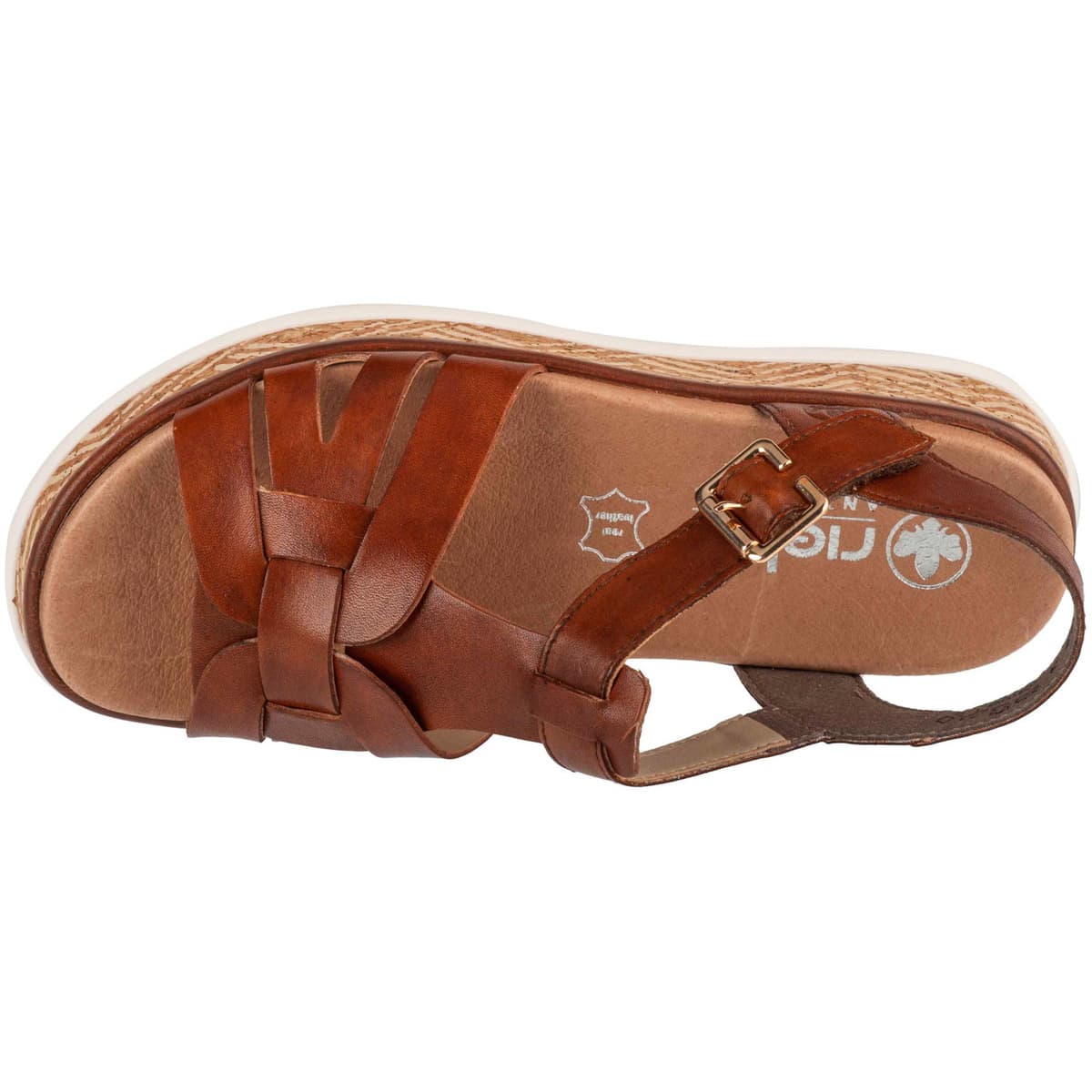 Women's Sports Sandals Rieker Brown