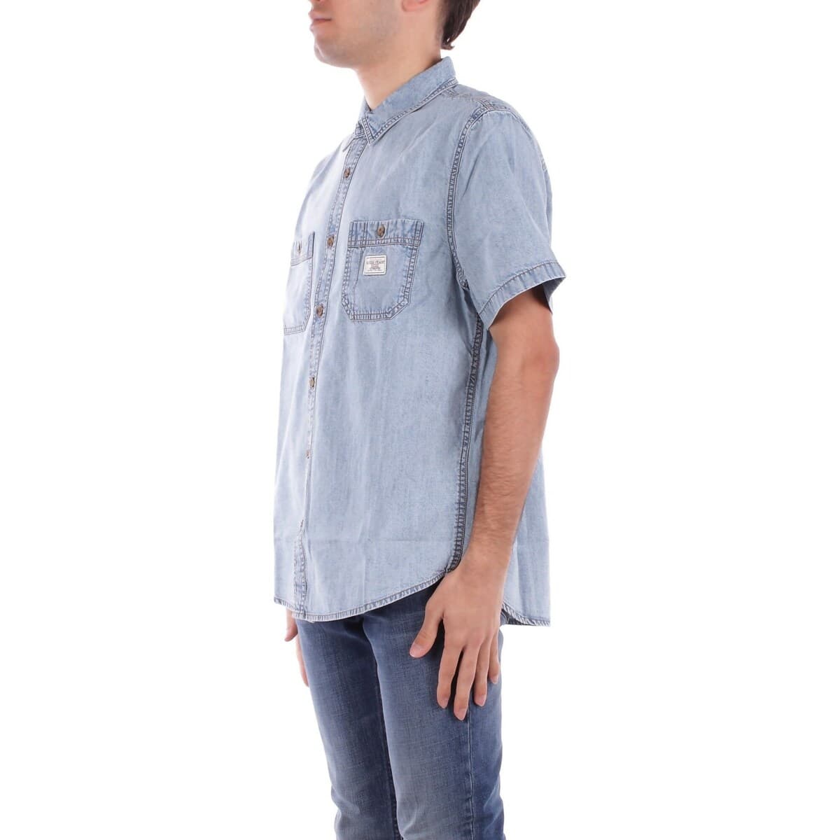 Men's Shirts Guess Blue