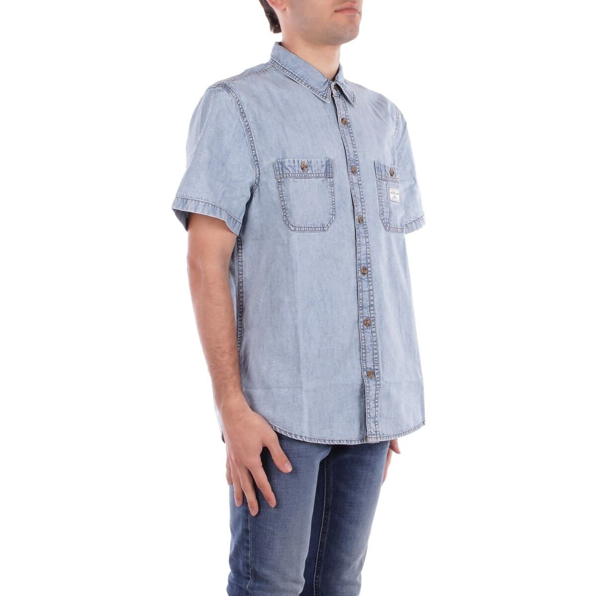 Men's Shirts Guess Blue