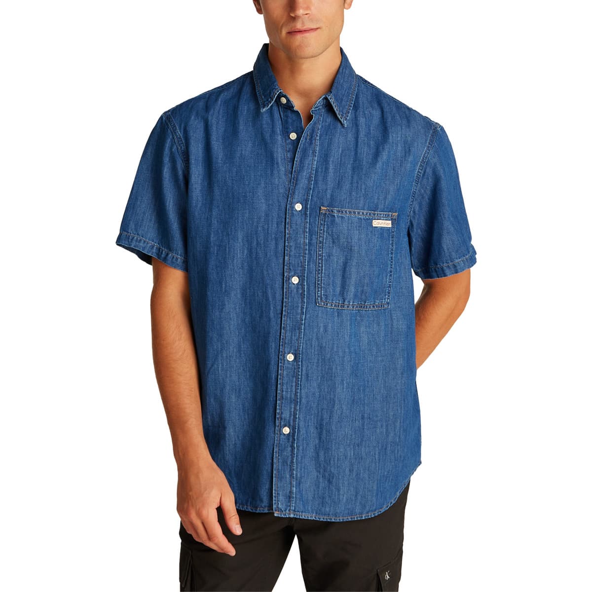 Πουκάμισο με μακριά μανίκια Calvin Klein Jeans REGULAR SS DENIM J30J327178