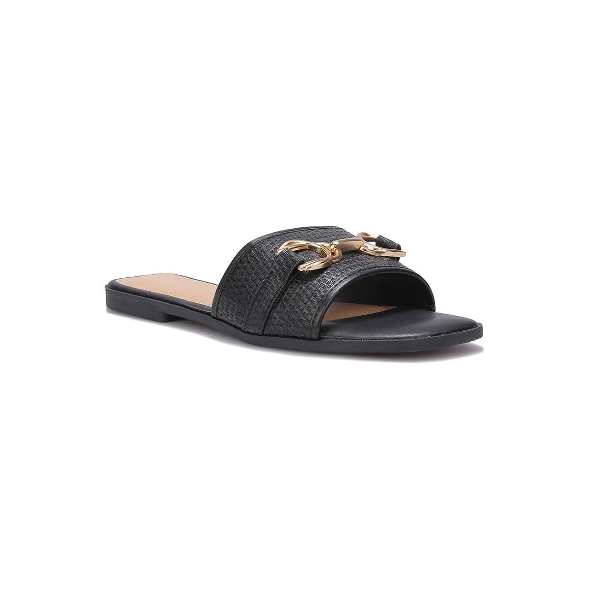 Women's Flip Flops La Modeuse Black