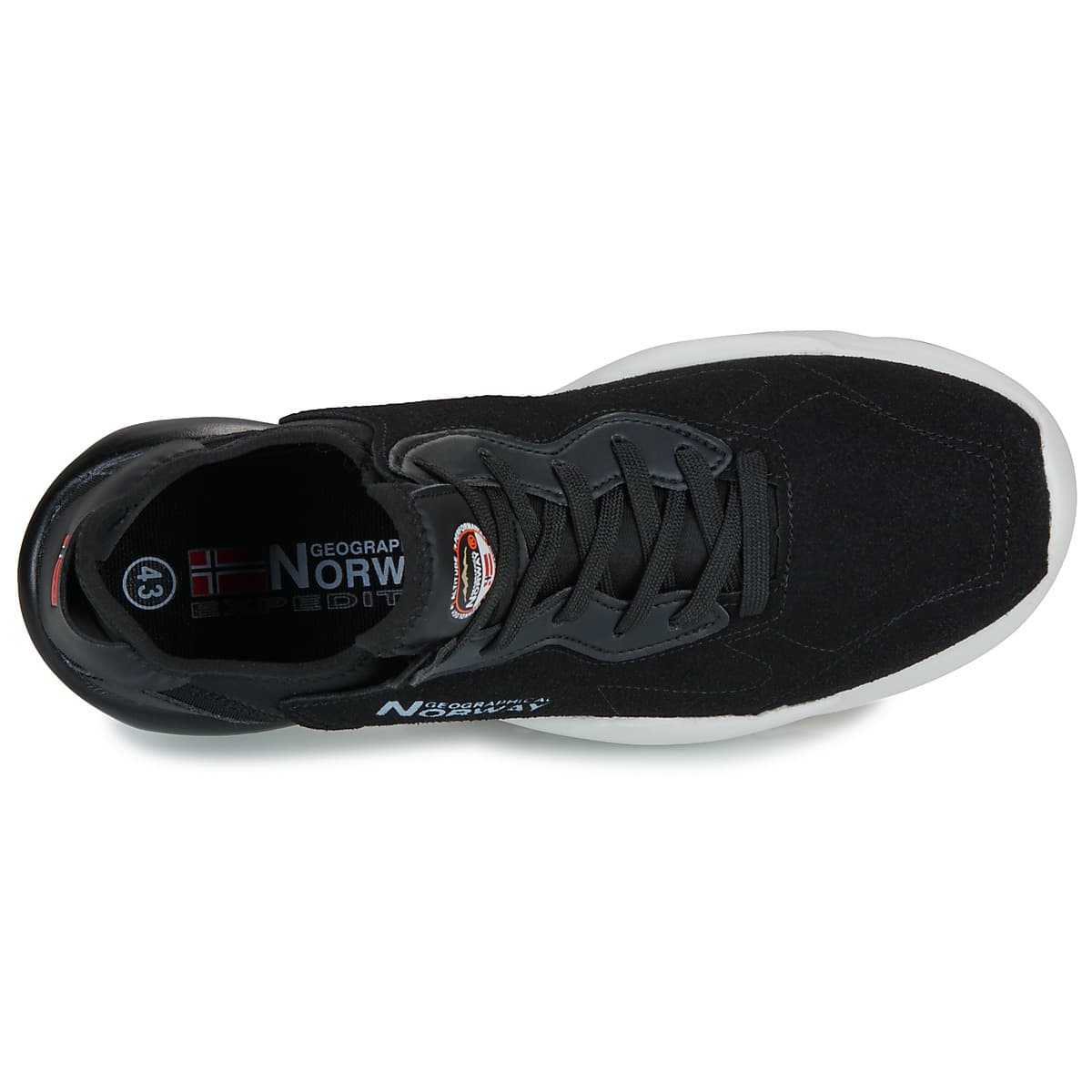 Men's Sneakers Geographical Norway Black