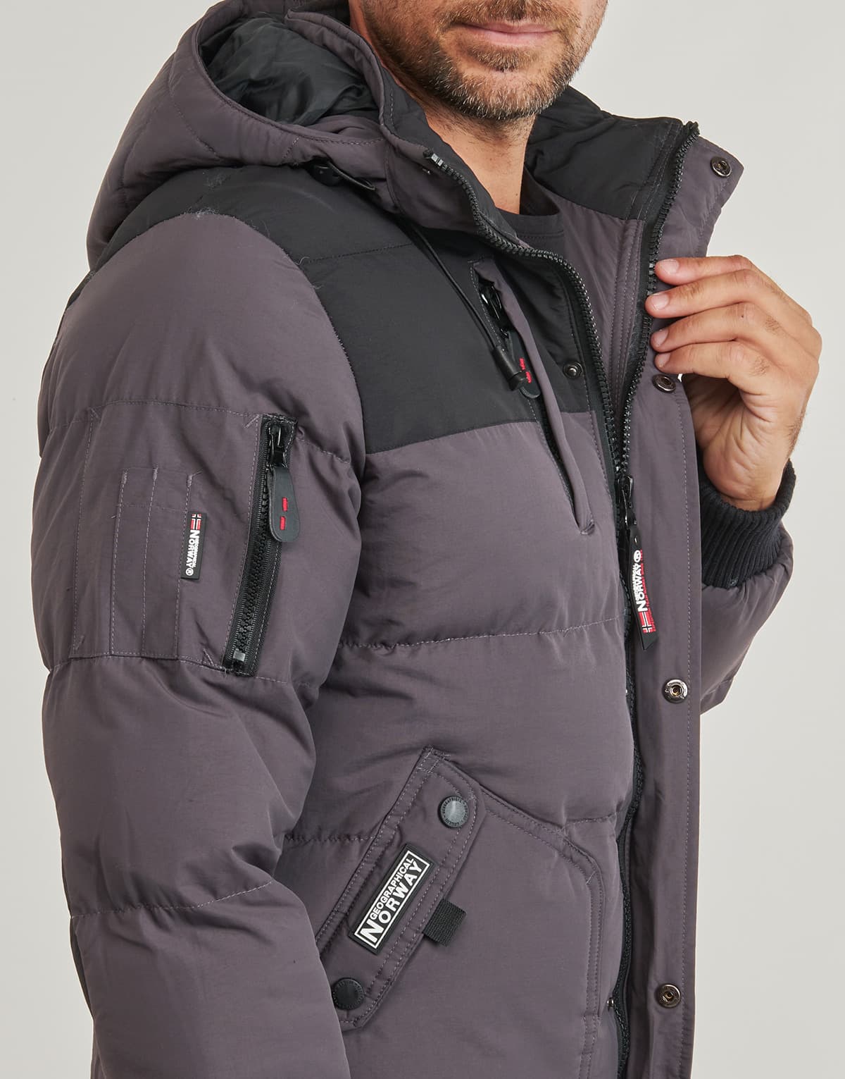 Men's Jackets Geographical Norway Gray