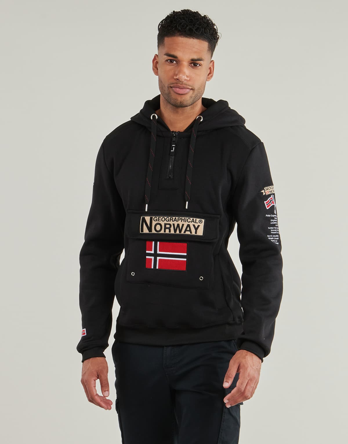 Men's Sweatshirts Geographical Norway Black