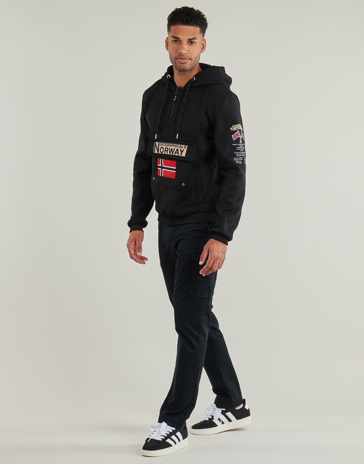 Men's Sweatshirts Geographical Norway Black