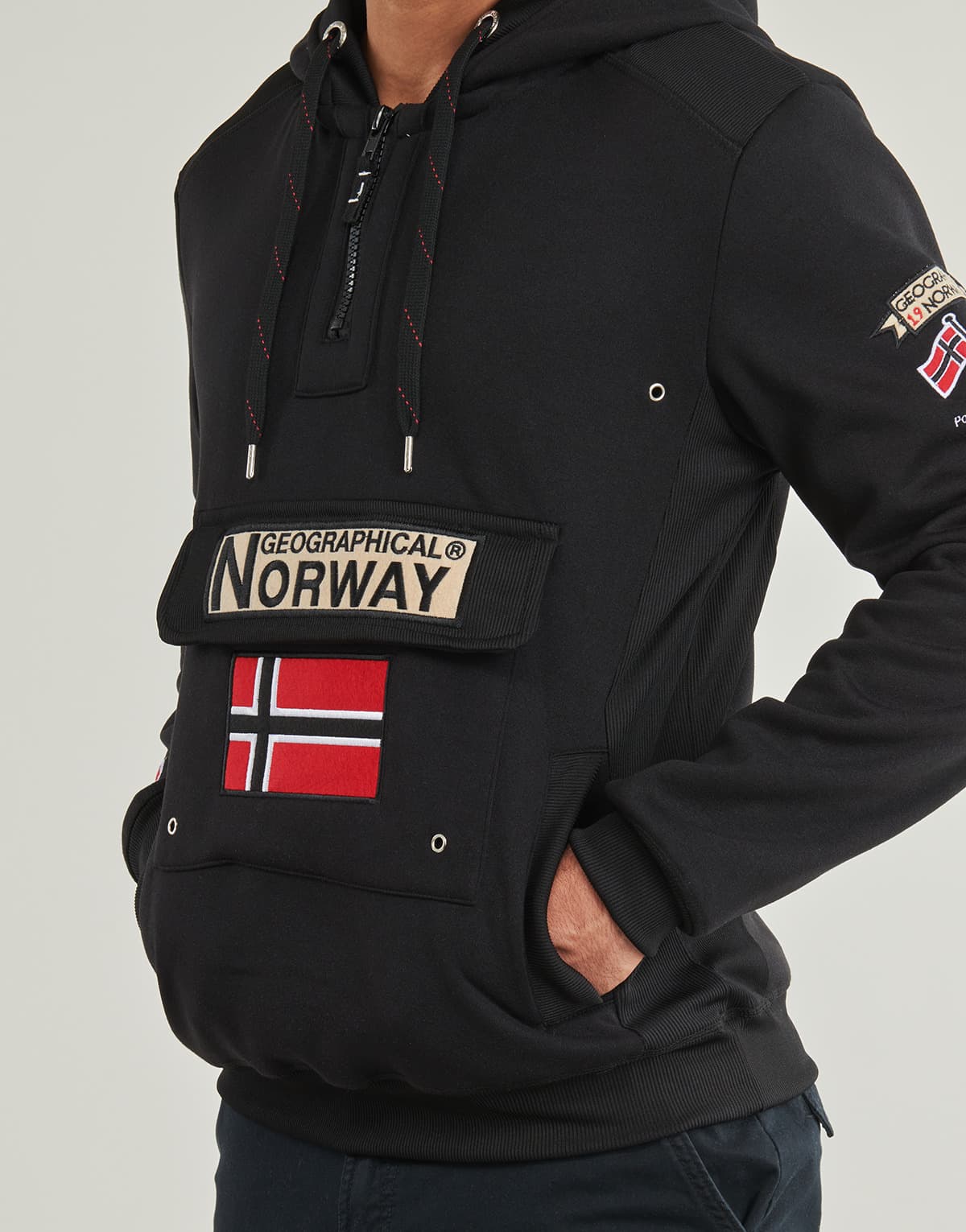 Men's Sweatshirts Geographical Norway Black