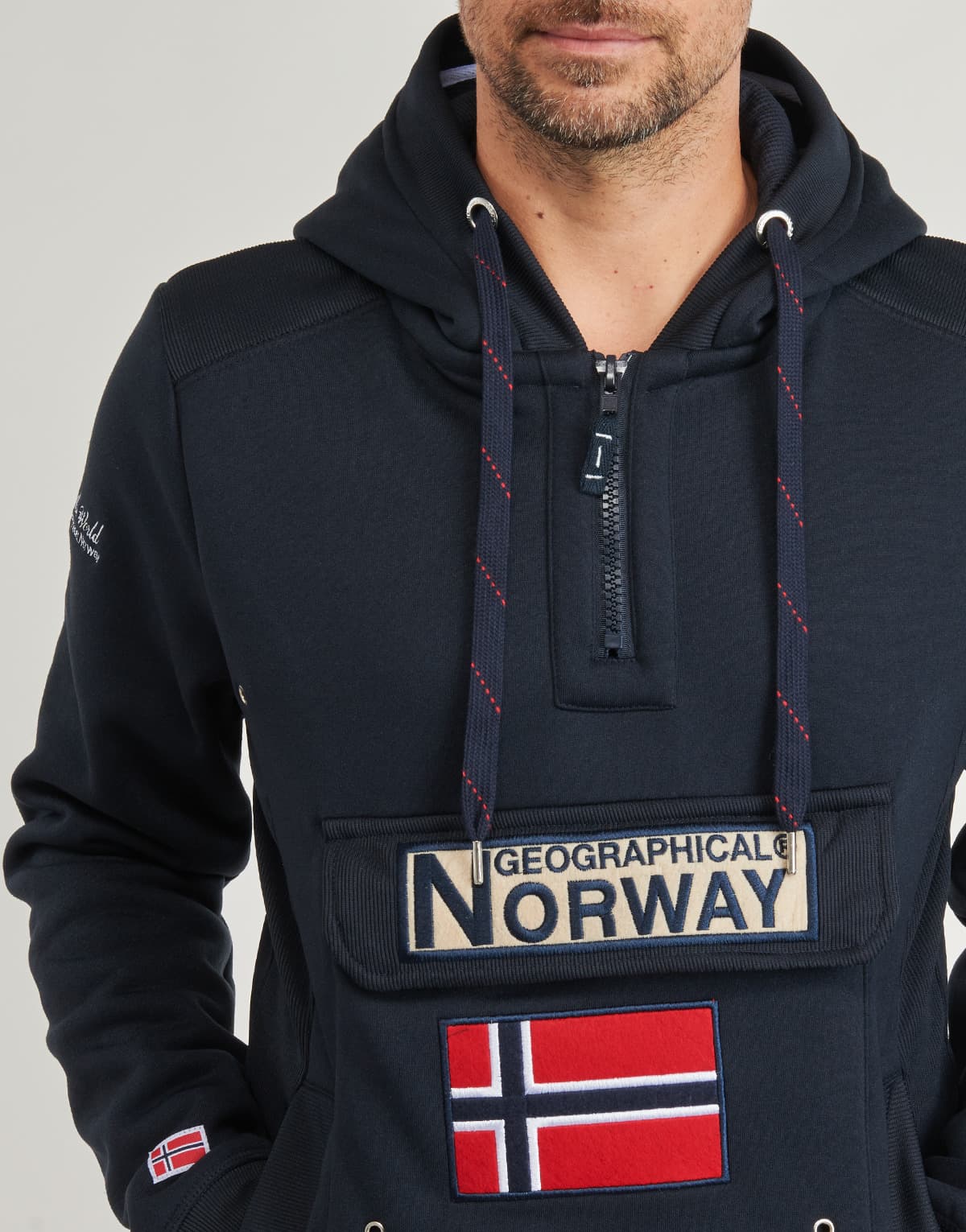 Men's Sweatshirts Geographical Norway Blue