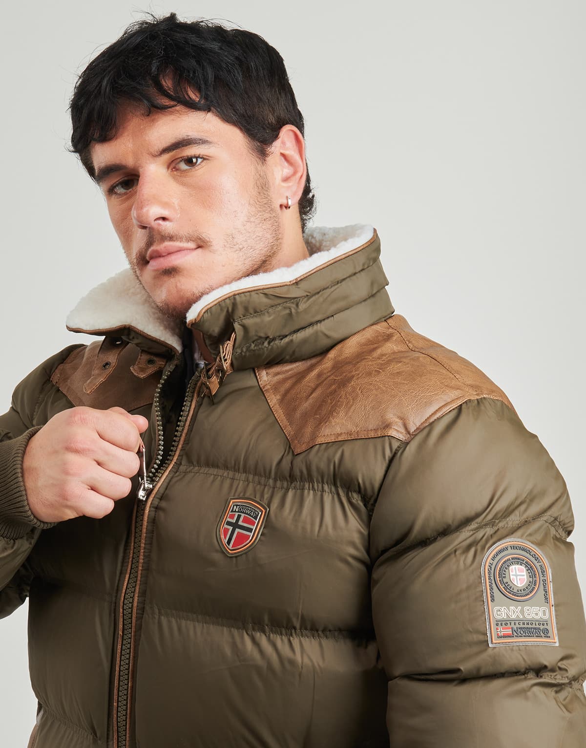 Men's Jackets Geographical Norway Khaki