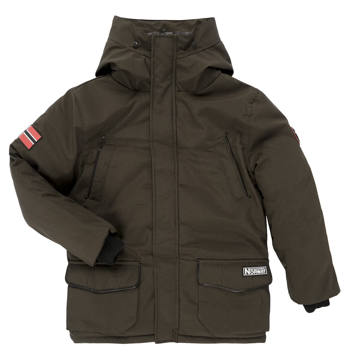 Boys' Parkas Geographical Norway Khaki