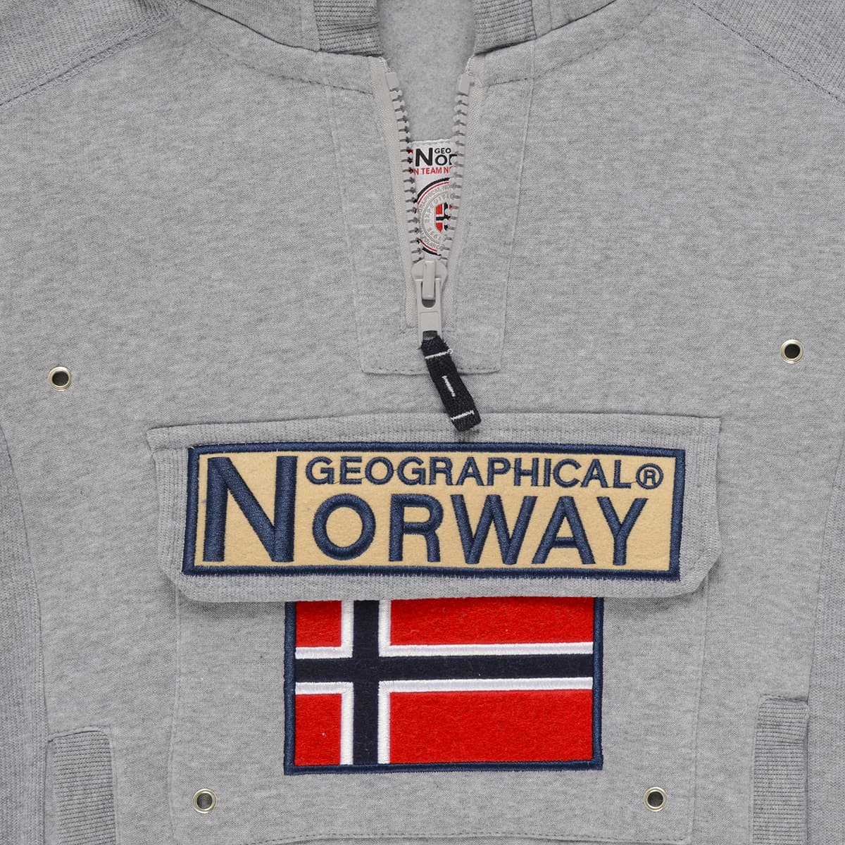 Boys' Hoodies & Sweatshirts Geographical Norway Gray