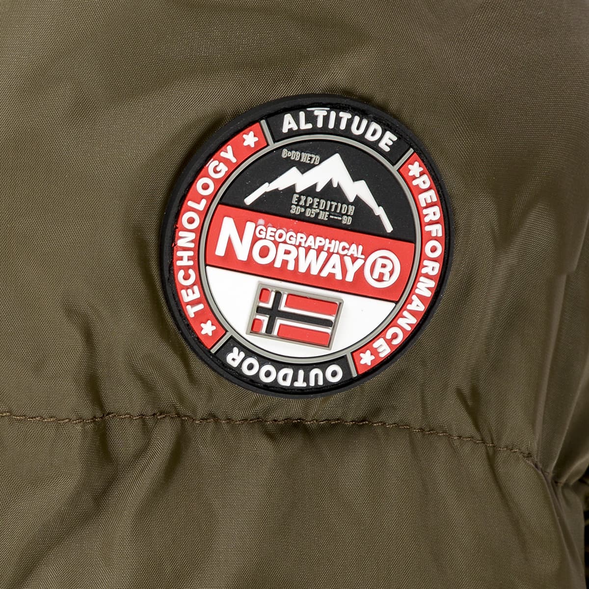 Boys' Parkas Geographical Norway Khaki