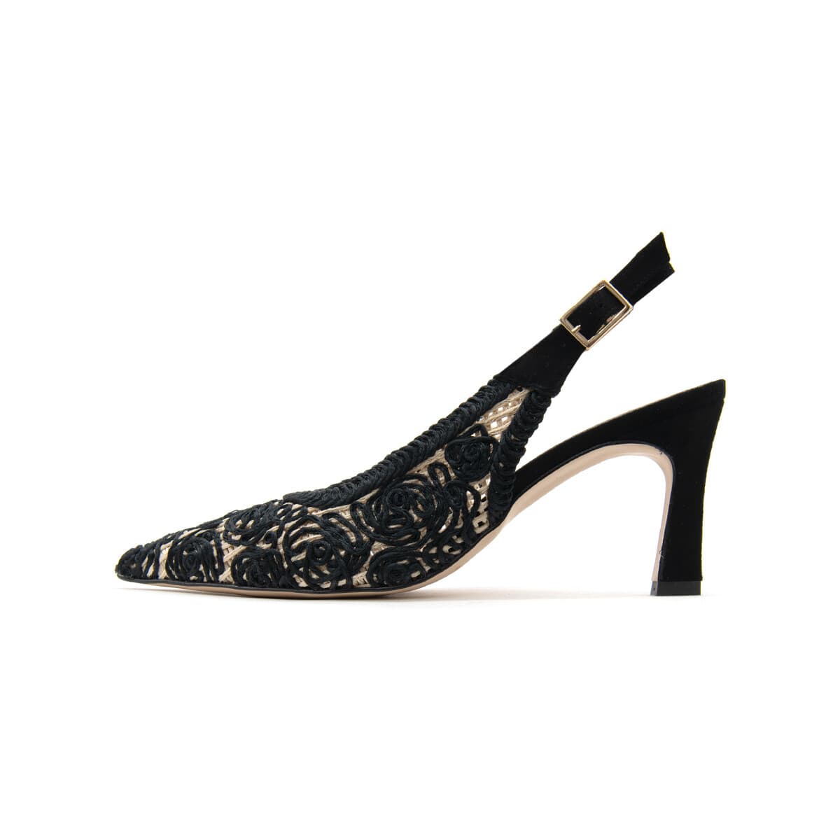Γόβες Altramarea TEXTILE EMBROIDERED SLINGBACK HIGH HEEL PUMPS WOMEN