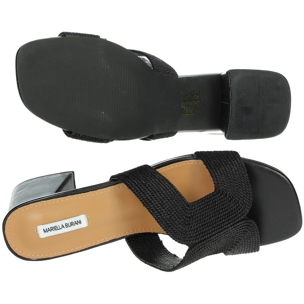Women's Flip Flops Mariella Burani Black