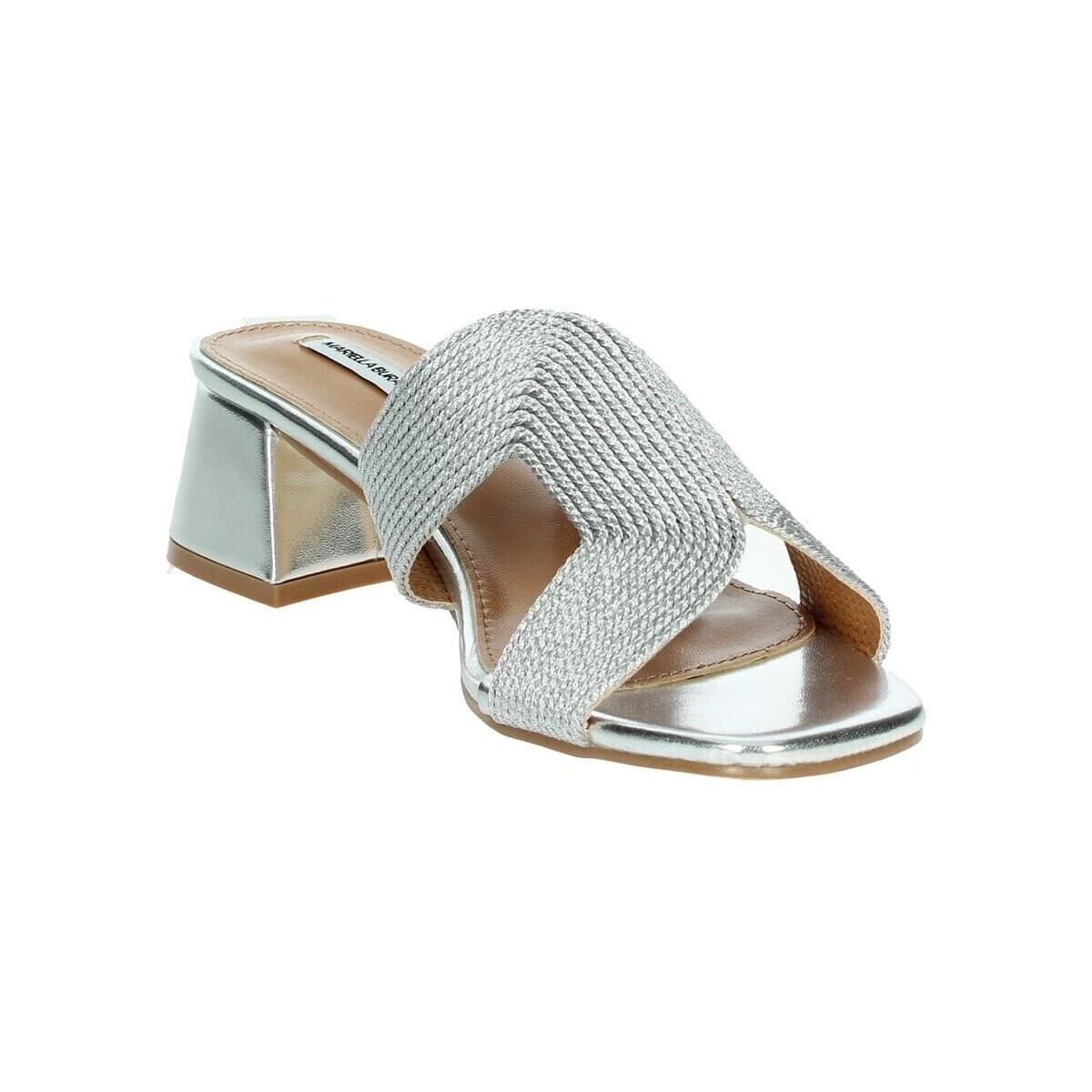 Women's Flip Flops Mariella Burani Silver