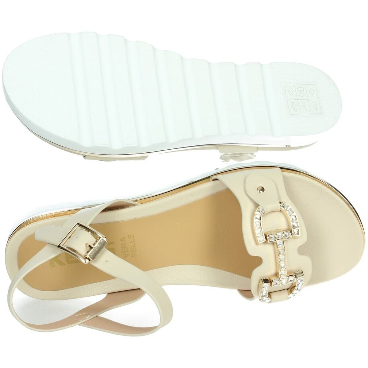 Women's Sandals Keys Beige