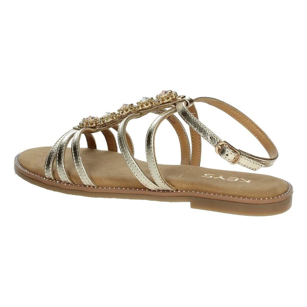 Women's Sandals Keys Gold