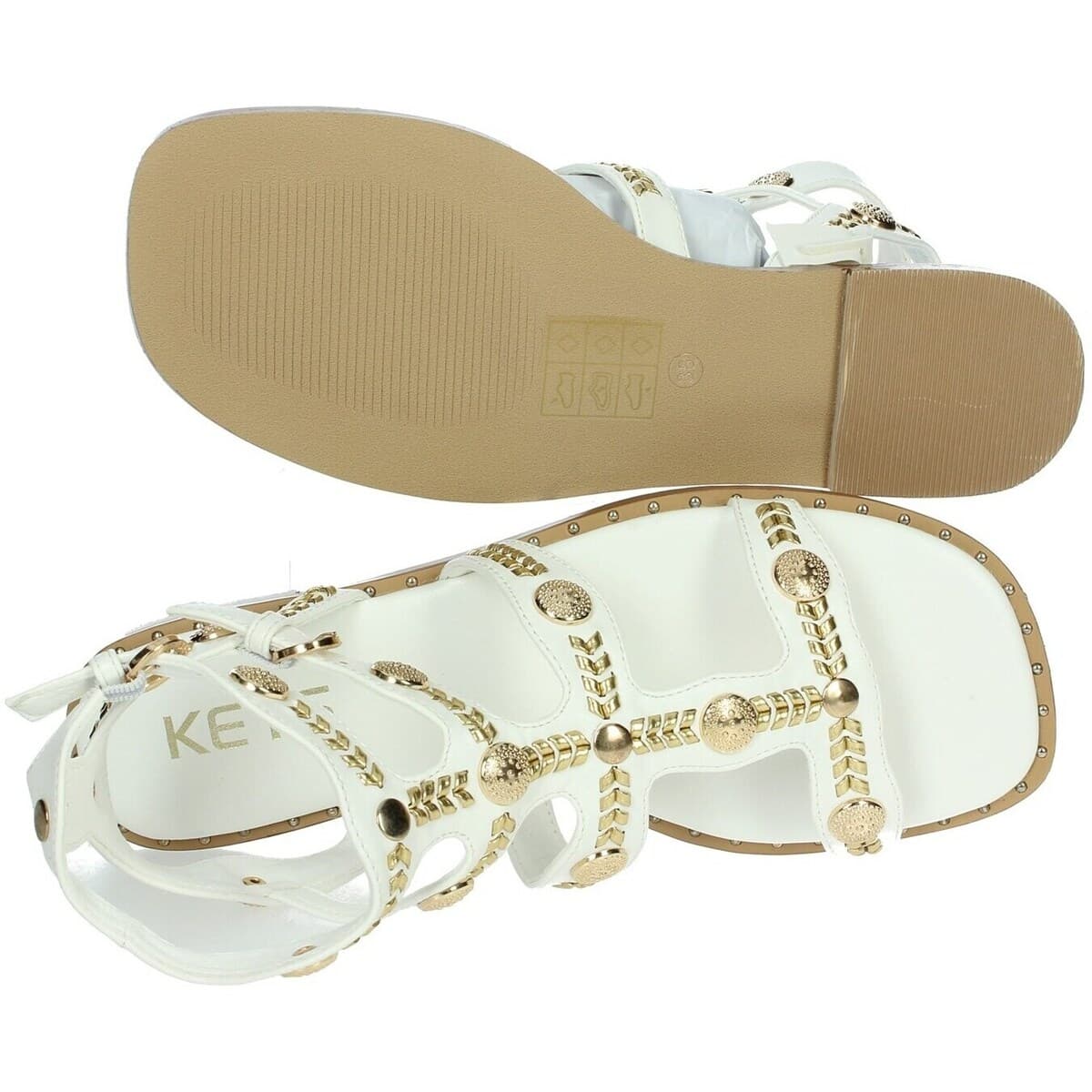 Women's Sandals Keys White