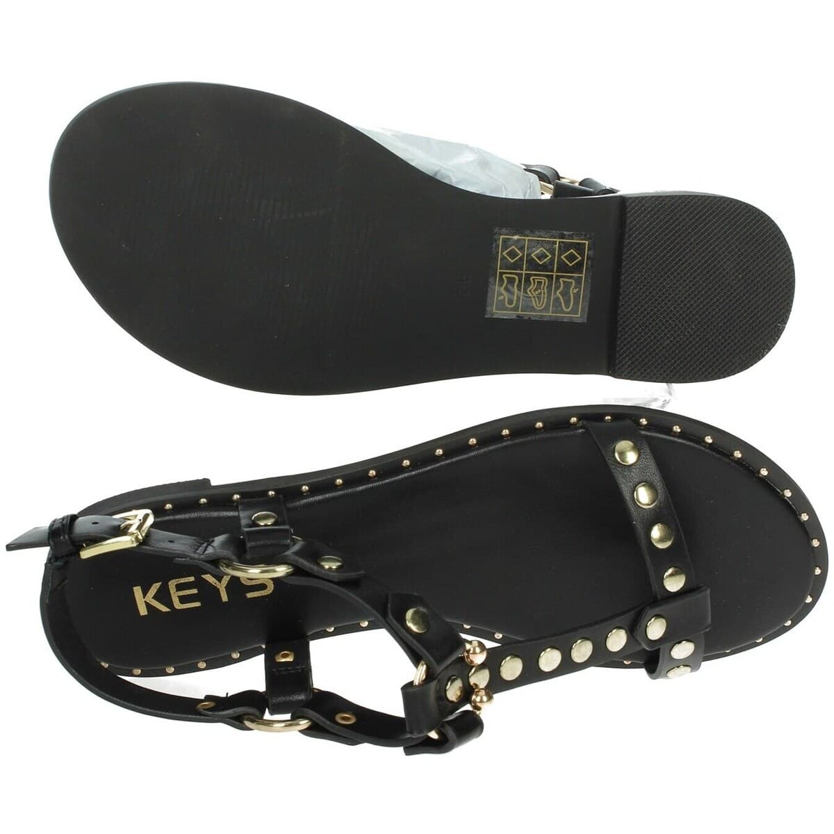 Women's Sandals Keys Black
