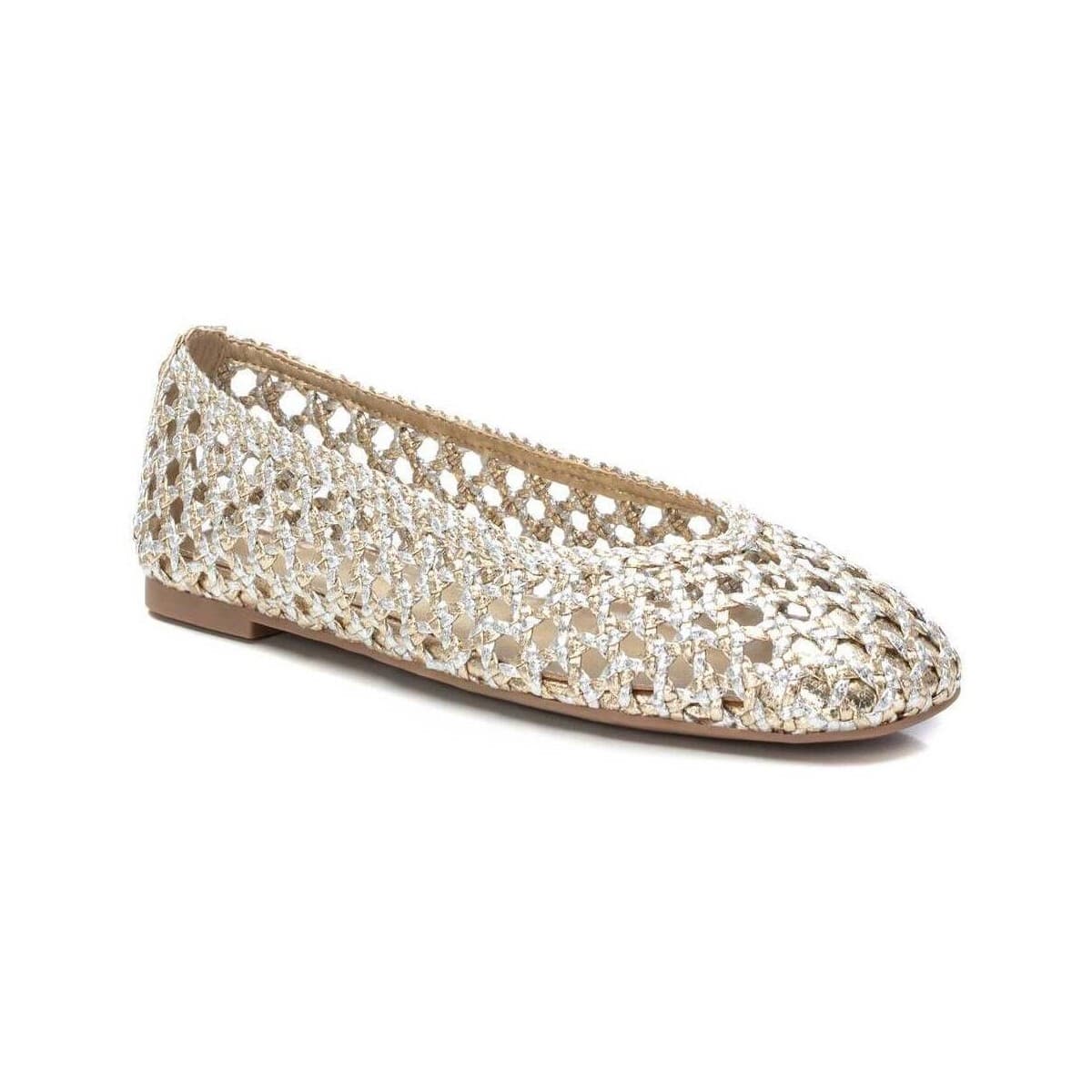 Women's Ballet Flats Xti Gold
