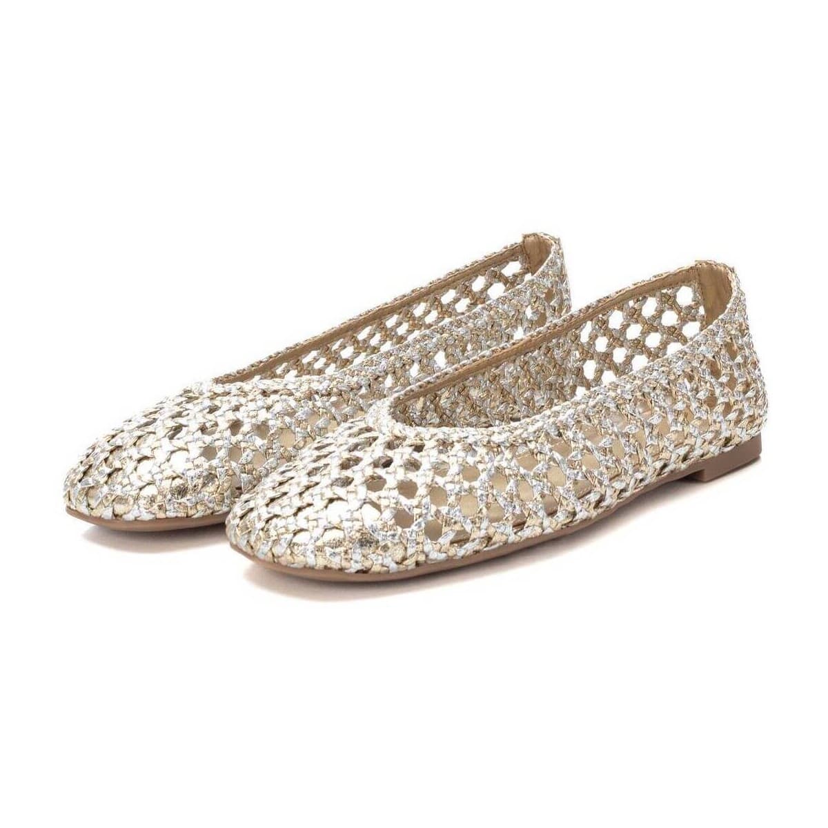 Women's Ballet Flats Xti Gold