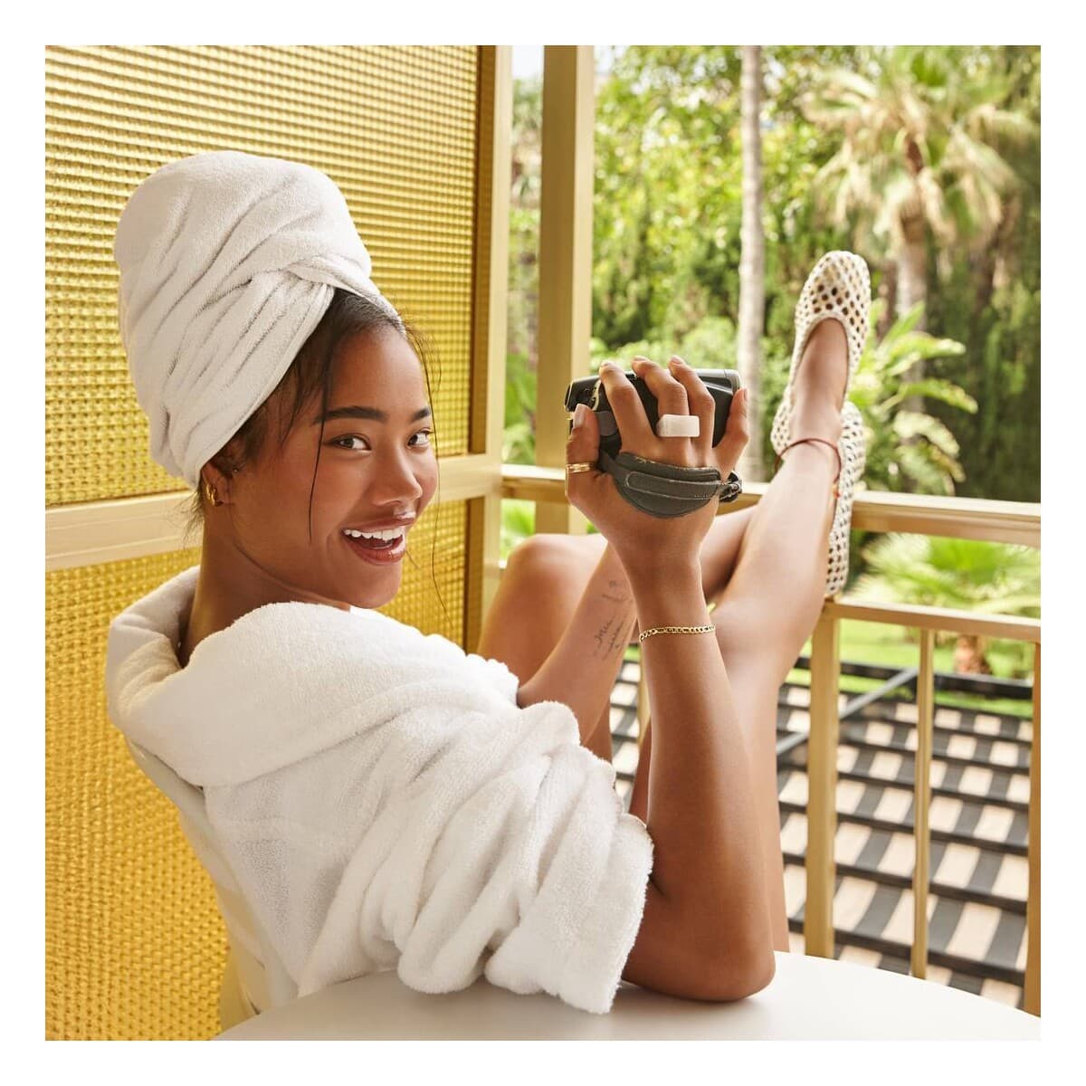 Women's Ballet Flats Xti Gold