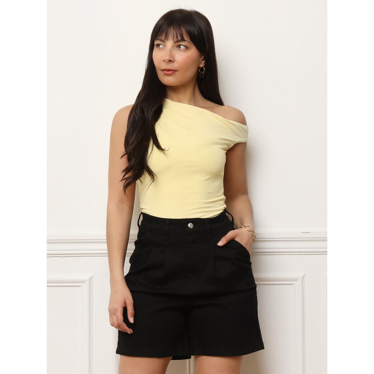 Women's T-Shirts La Modeuse Yellow