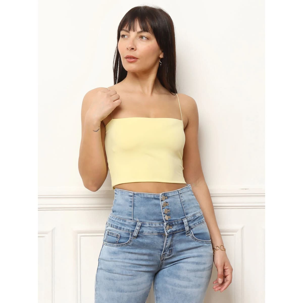 Women's T-Shirts La Modeuse Yellow