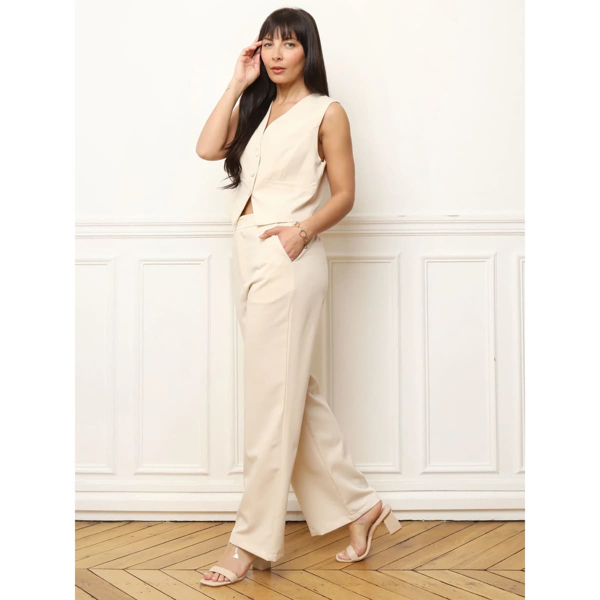 Women's Blazers La Modeuse Beige