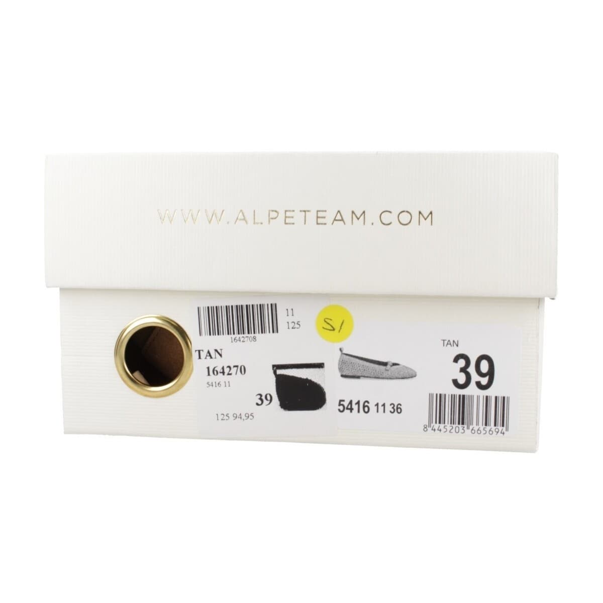 Women's Ballet Flats Alpe Brown