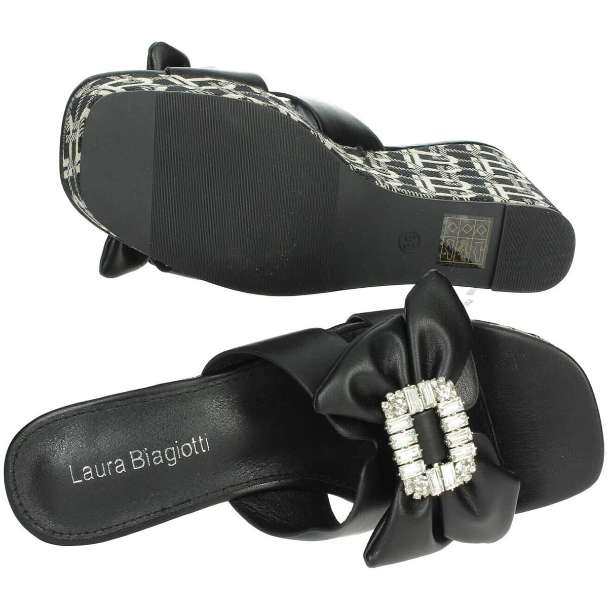 Women's Flip Flops Laura Biagiotti Black