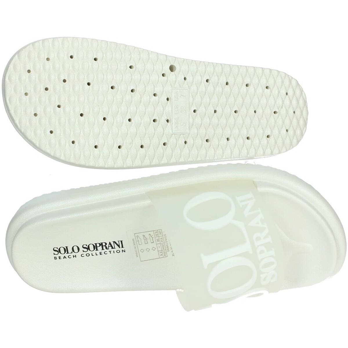 Women's Flip Flops Solo Soprani White