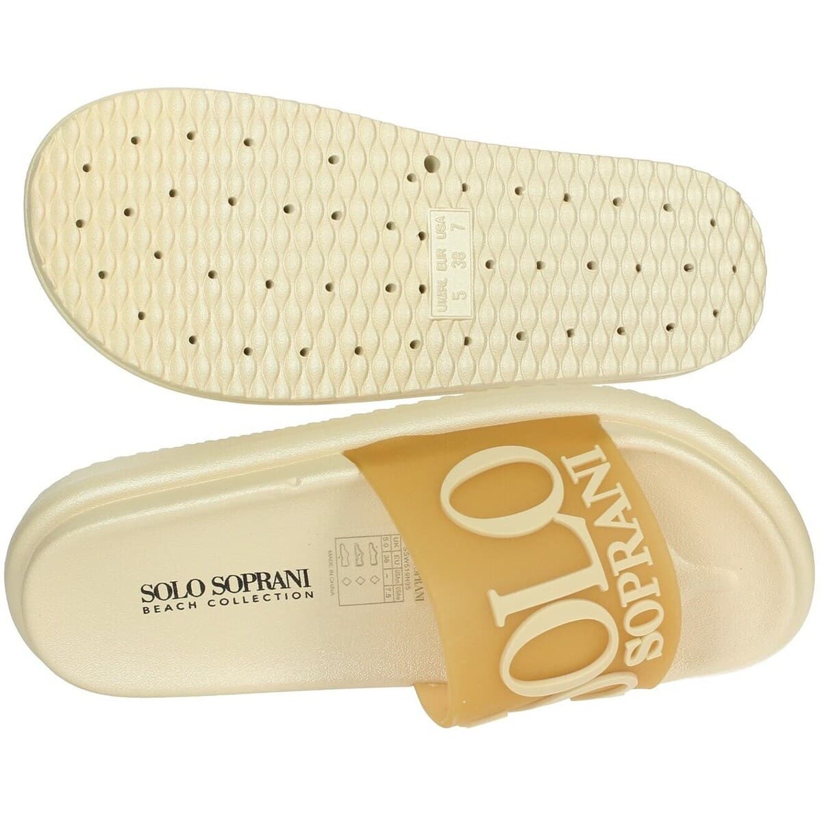 Women's Flip Flops Solo Soprani Gold