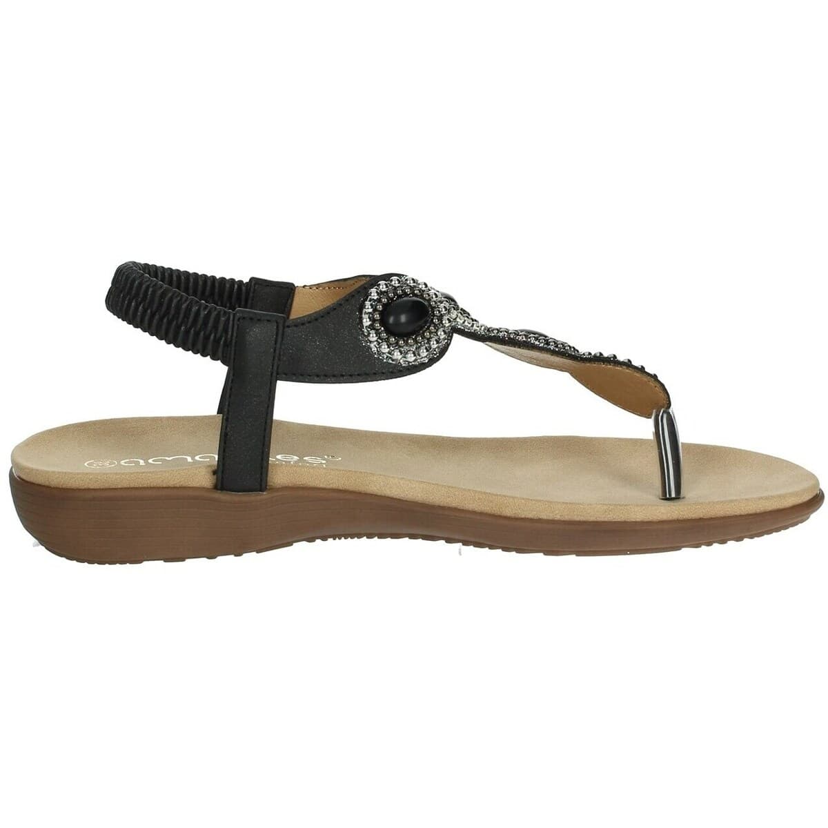 Women's Flip Flops Amarpies Black