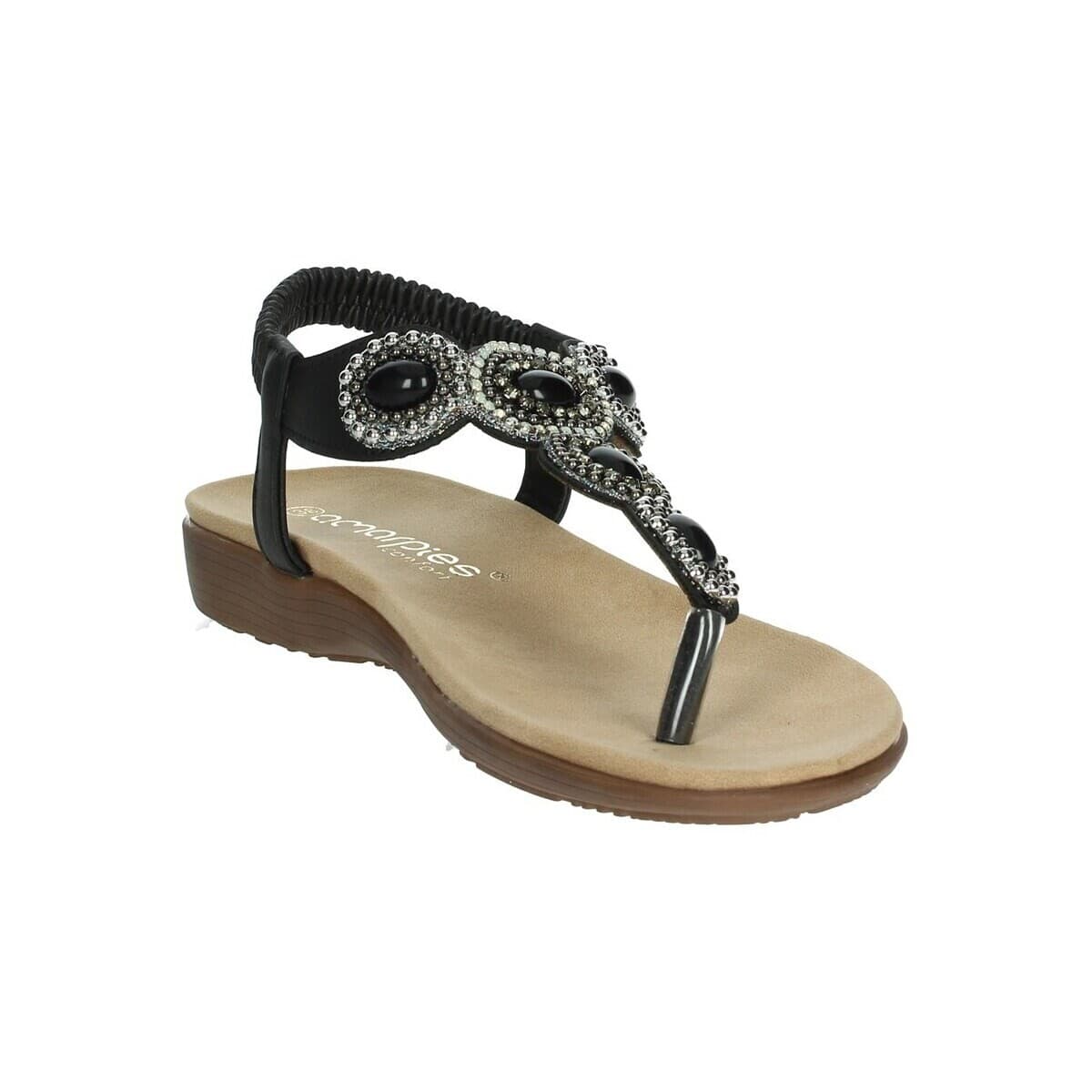 Women's Flip Flops Amarpies Black