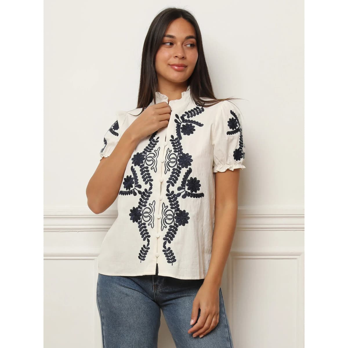 Women's Shirts La Modeuse Blue