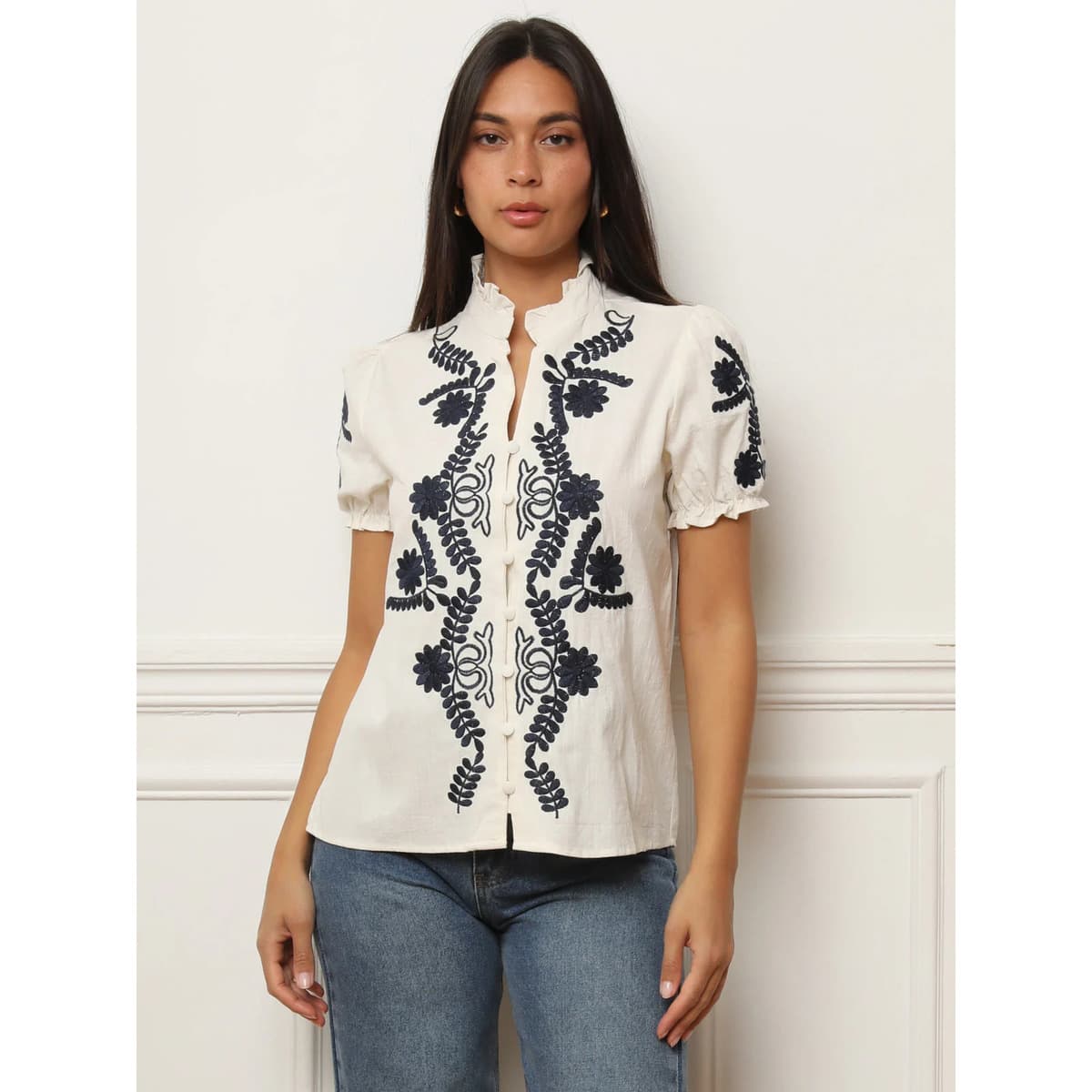 Women's Shirts La Modeuse Blue