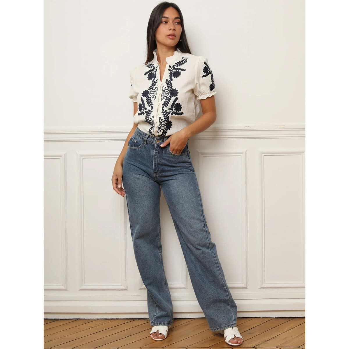 Women's Shirts La Modeuse Blue