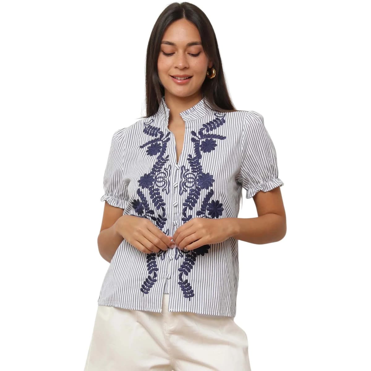 Women's Shirts La Modeuse Blue