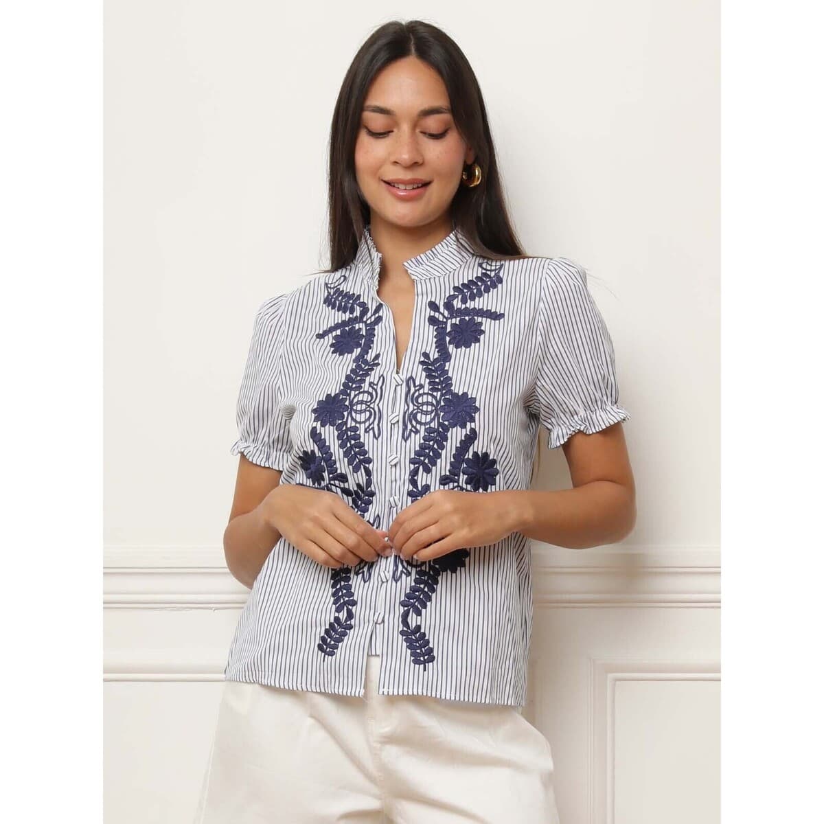 Women's Shirts La Modeuse Blue