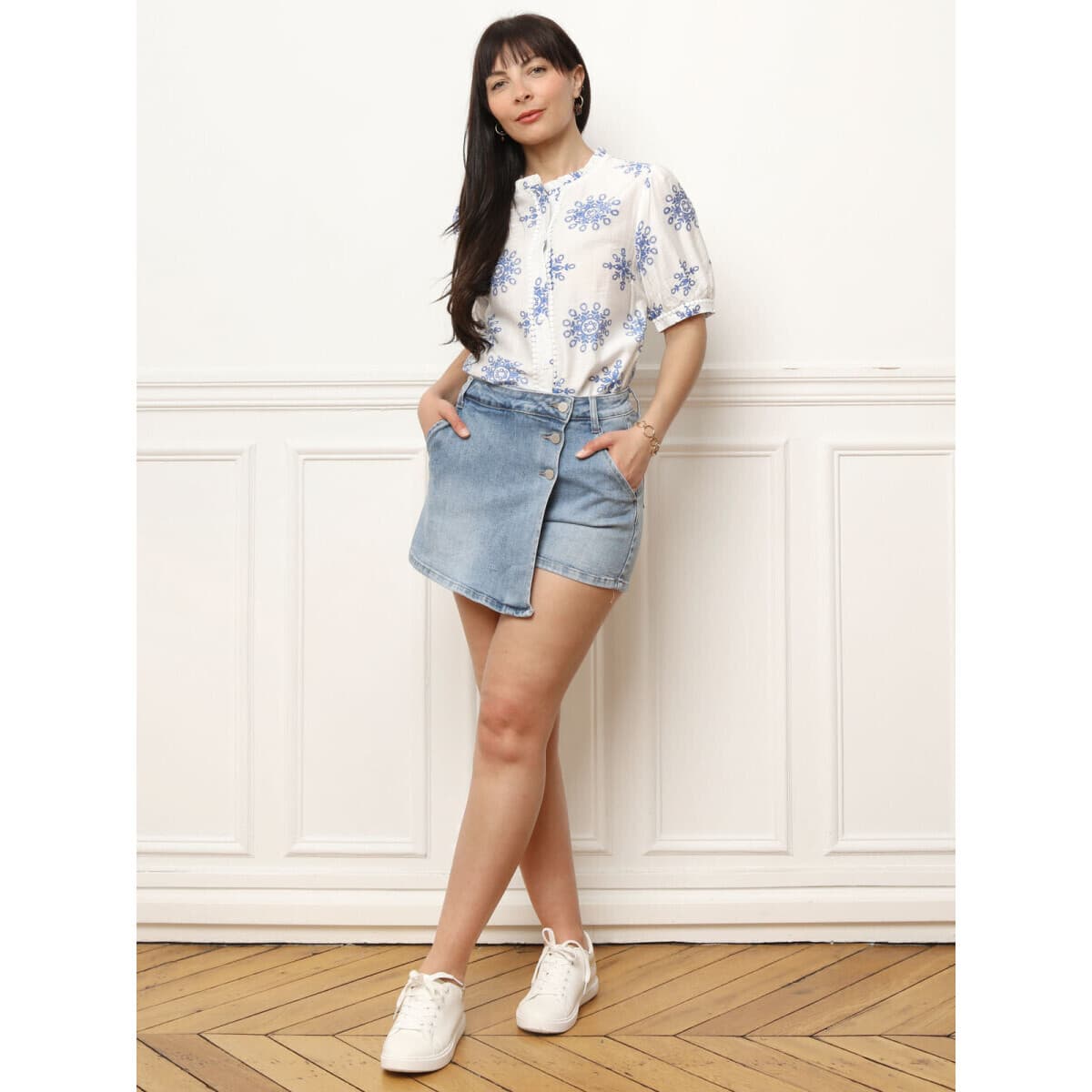 Women's Shirts La Modeuse Blue