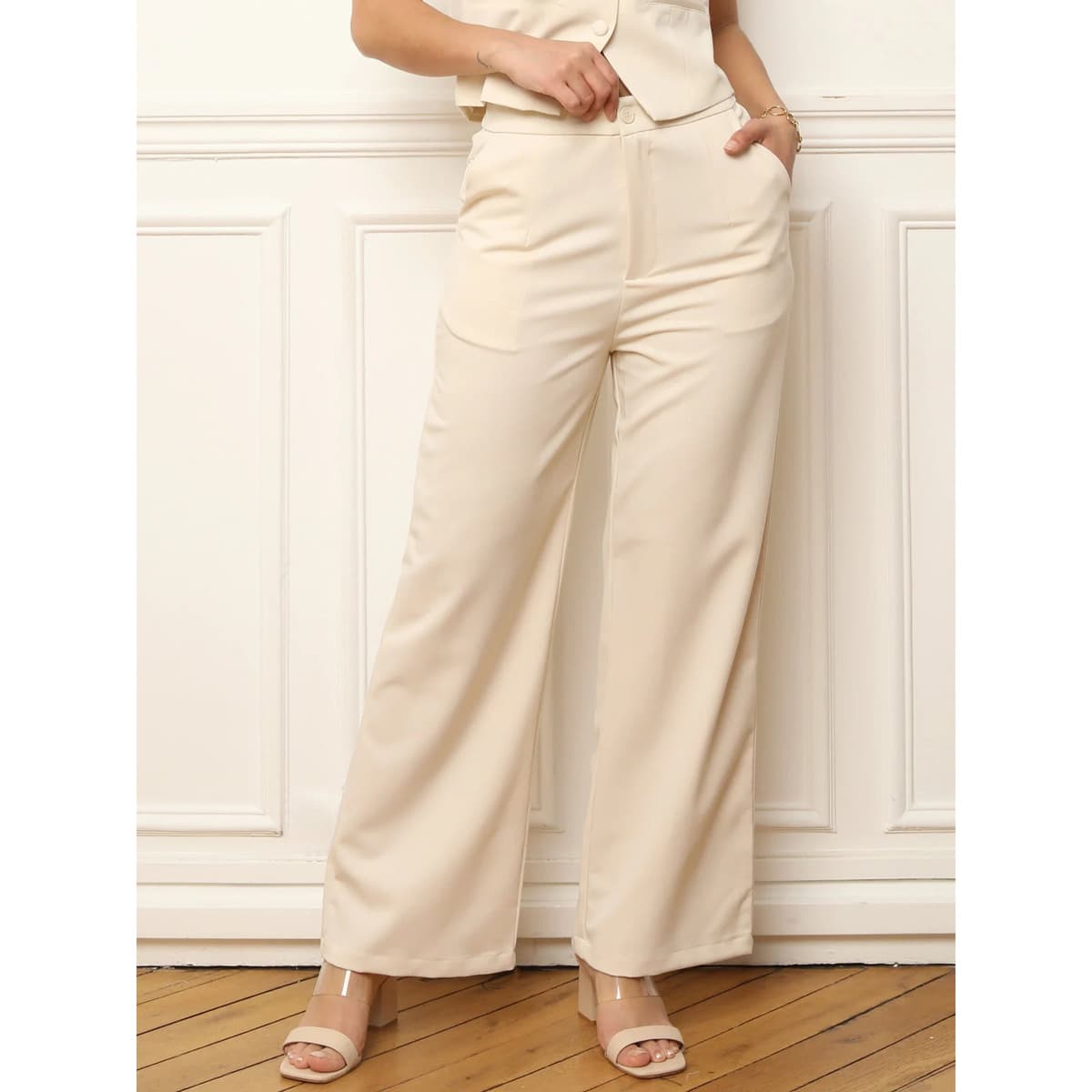 Women's Pants La Modeuse Beige