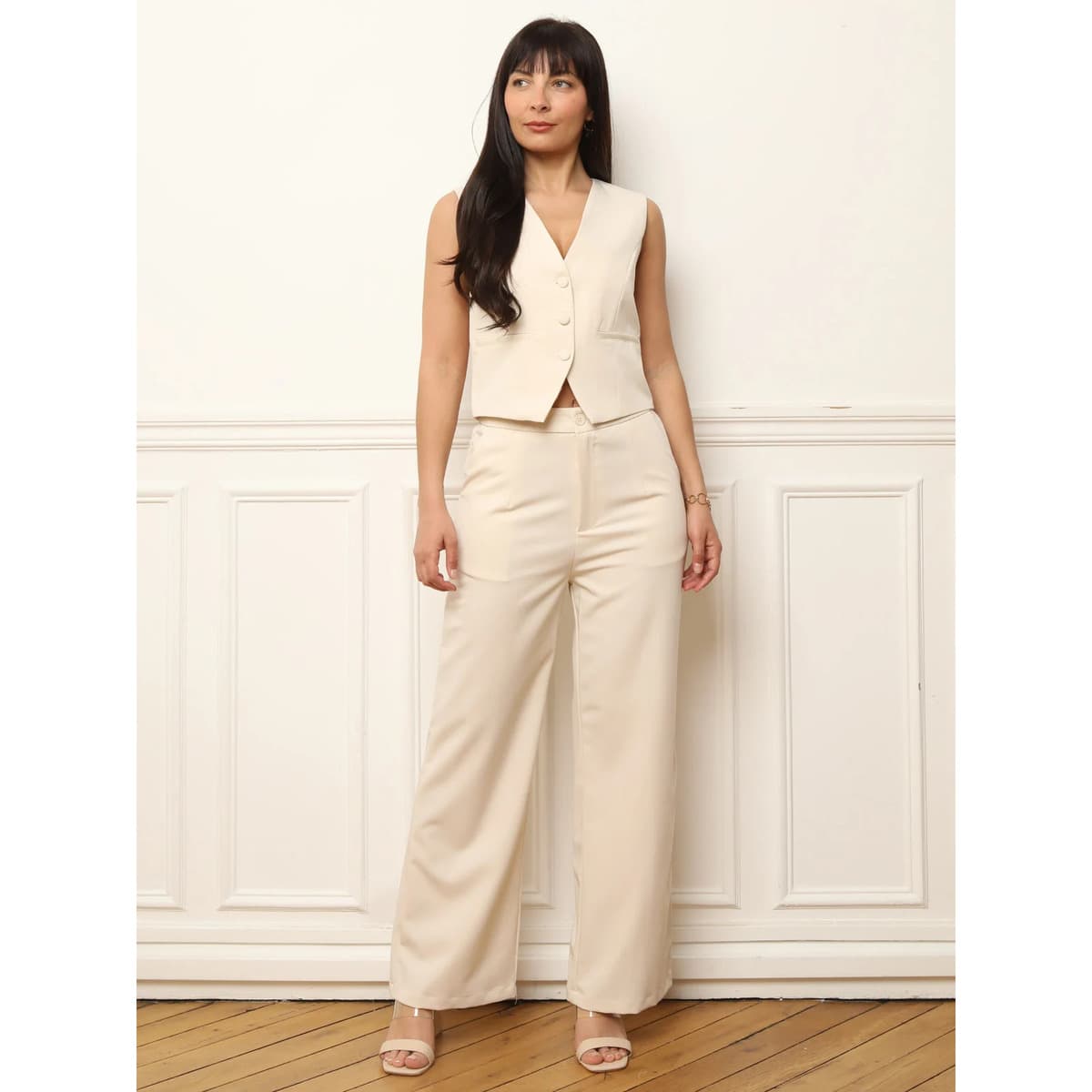 Women's Pants La Modeuse Beige