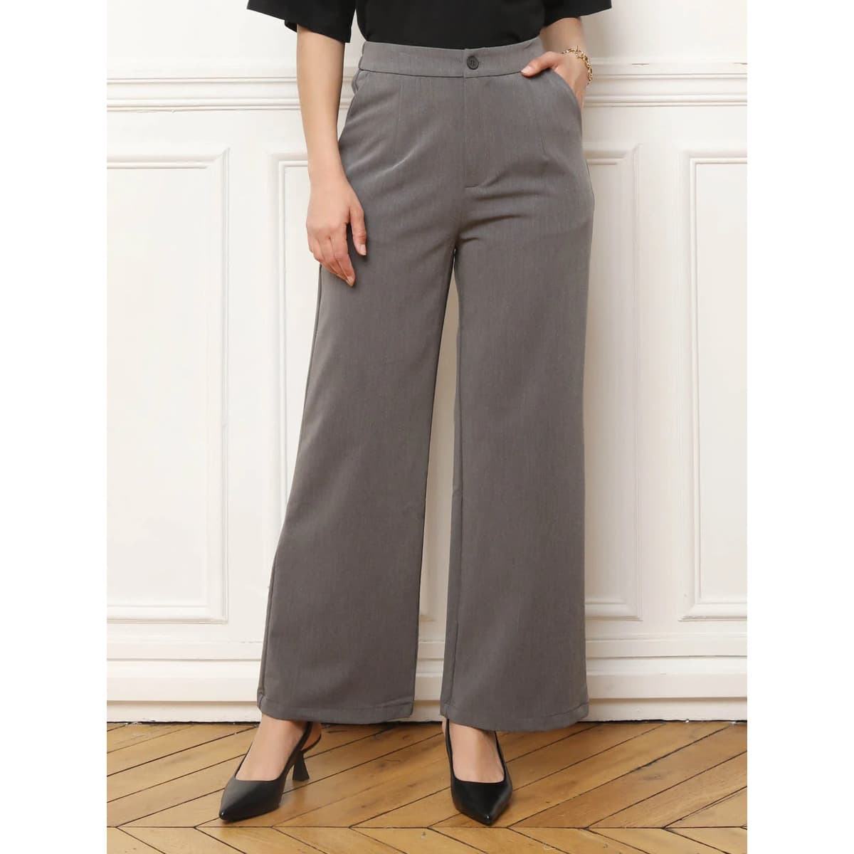 Women's Pants La Modeuse Gray