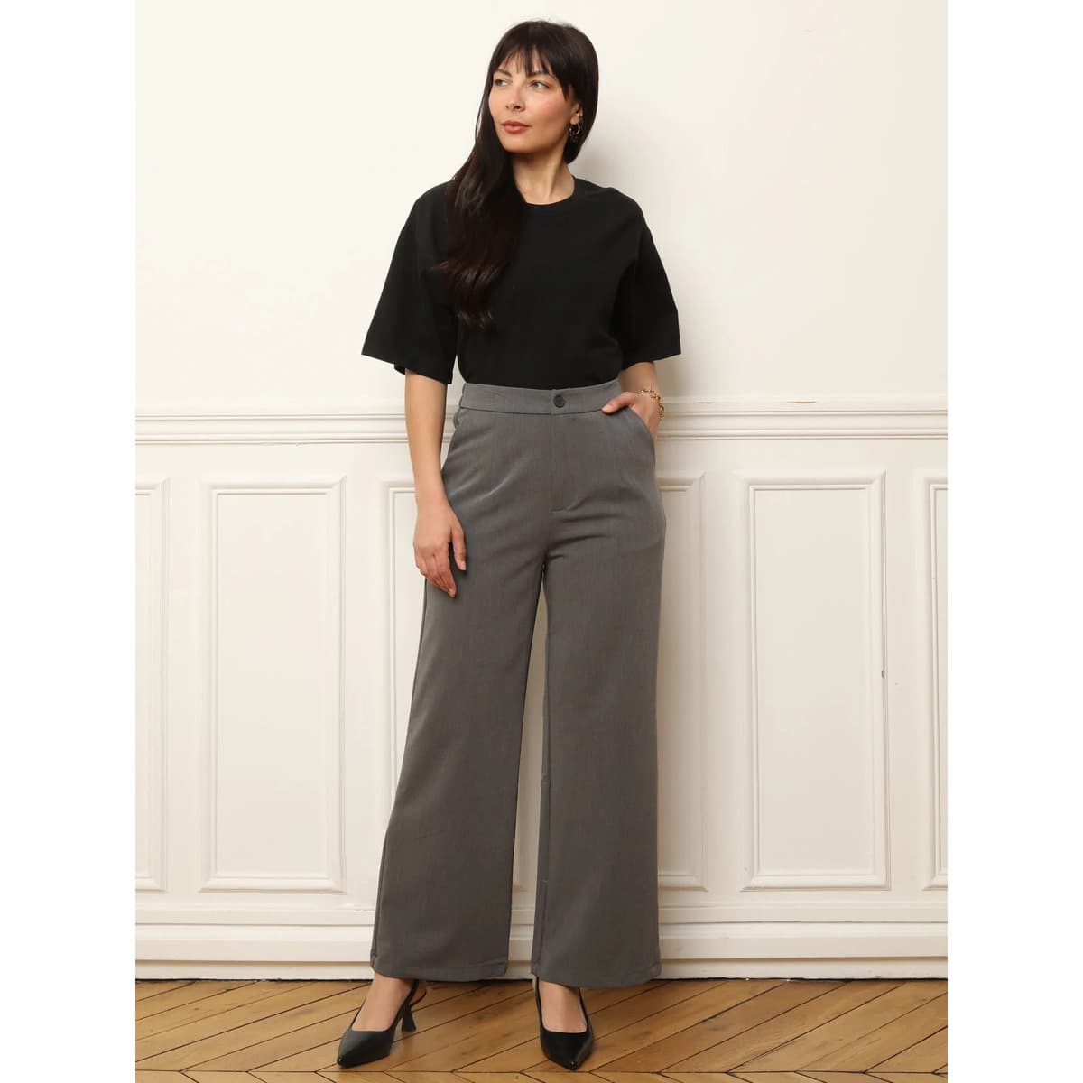 Women's Pants La Modeuse Gray