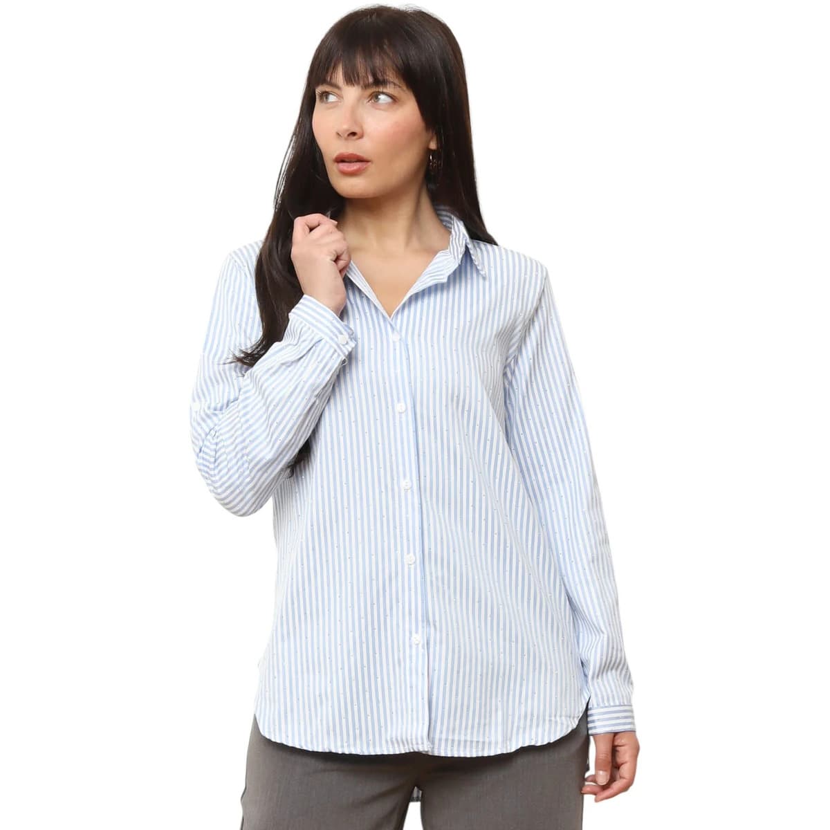 Women's Shirts La Modeuse Blue
